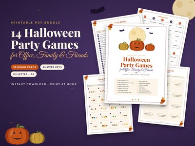 14 Halloween Party Games for office, family and friends