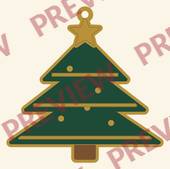 Ornament 4: Layered tree (Print Then Cut)