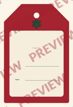 Ornament 6: Gift-tag To/From (Print Then Cut)