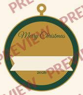 Ornament 8: Name ornament (Print Then Cut)