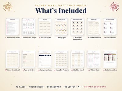 What's included: all 14 games